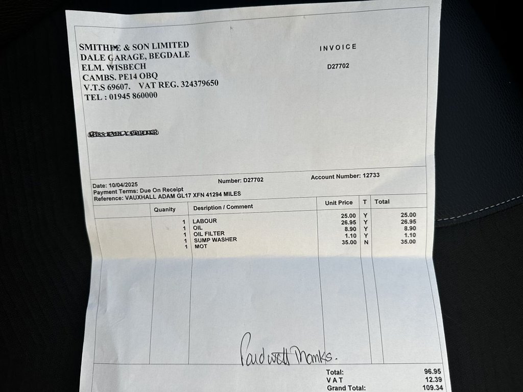 Used Vauxhall ADAM 2017 for sale - 76909711: Photo 24