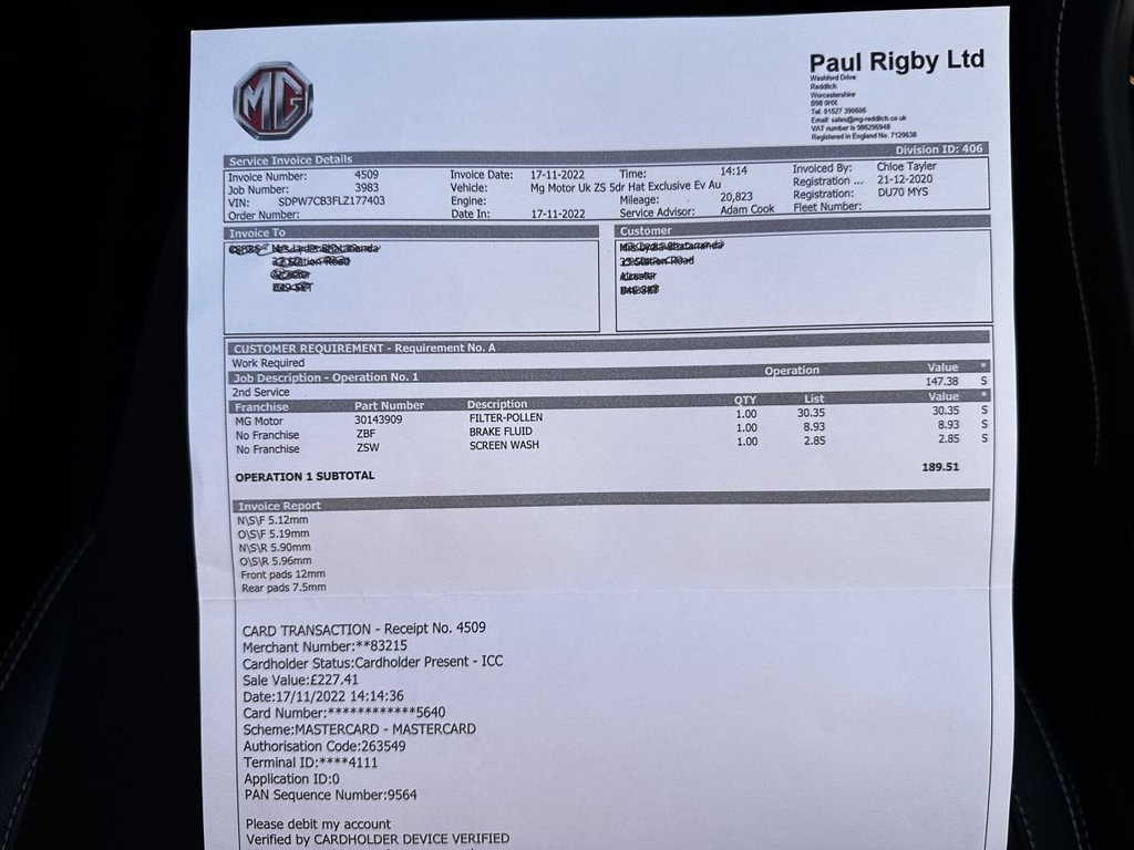 Used MG MG ZS 2020 for sale - 76841035: Photo 27