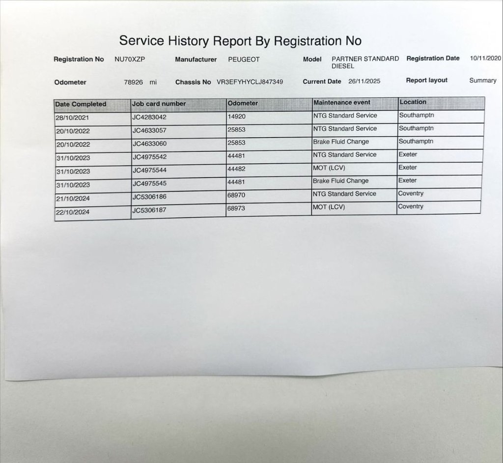 Used Peugeot Partner 2020 for sale - 76821088: Photo 2