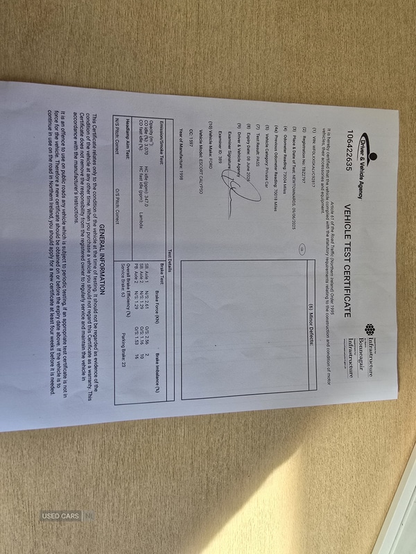 Used Ford Escort 1998 for sale - 76914154: Photo 25