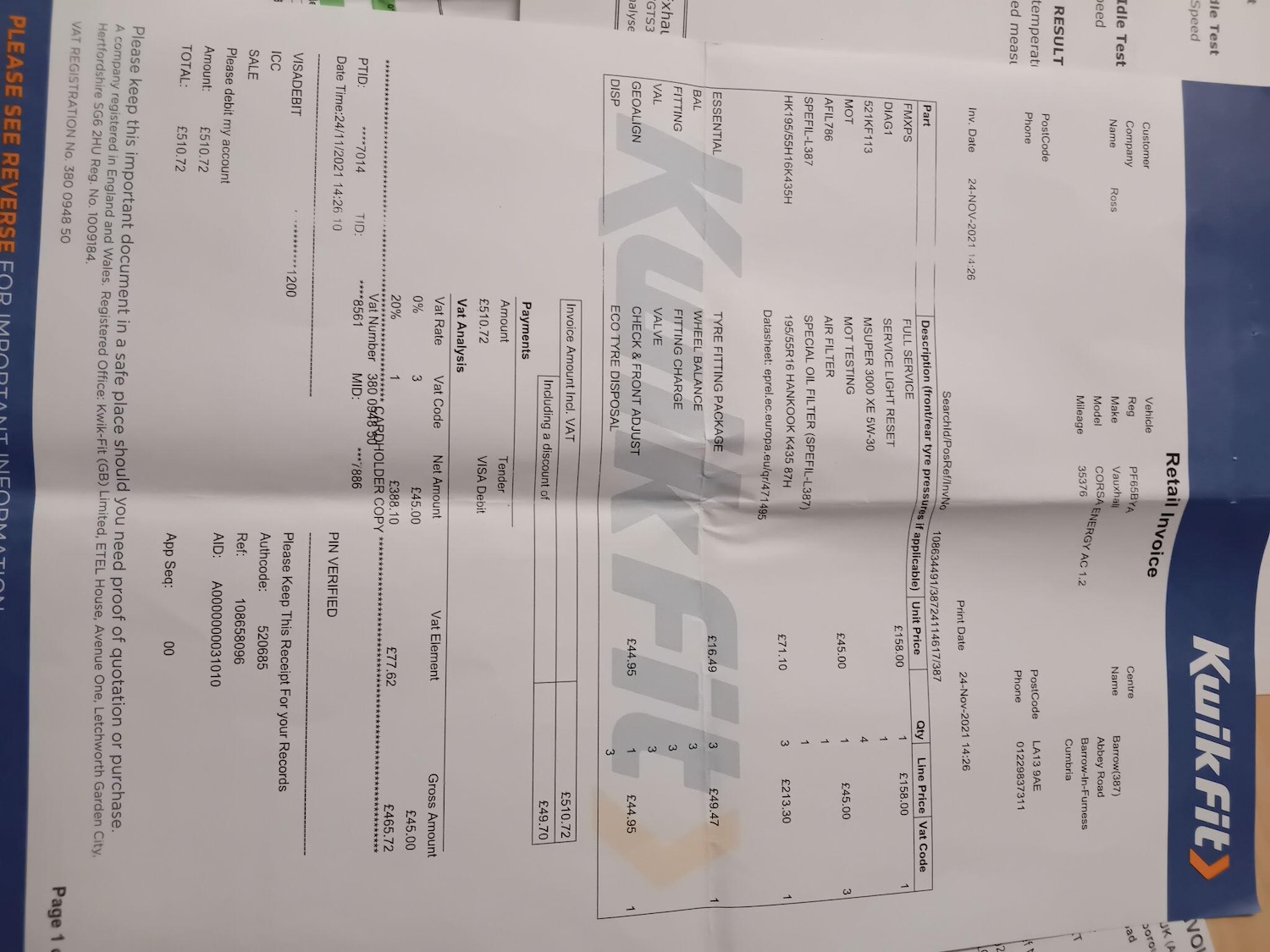 Used Vauxhall Corsa for sale - 77808039: Photo 8