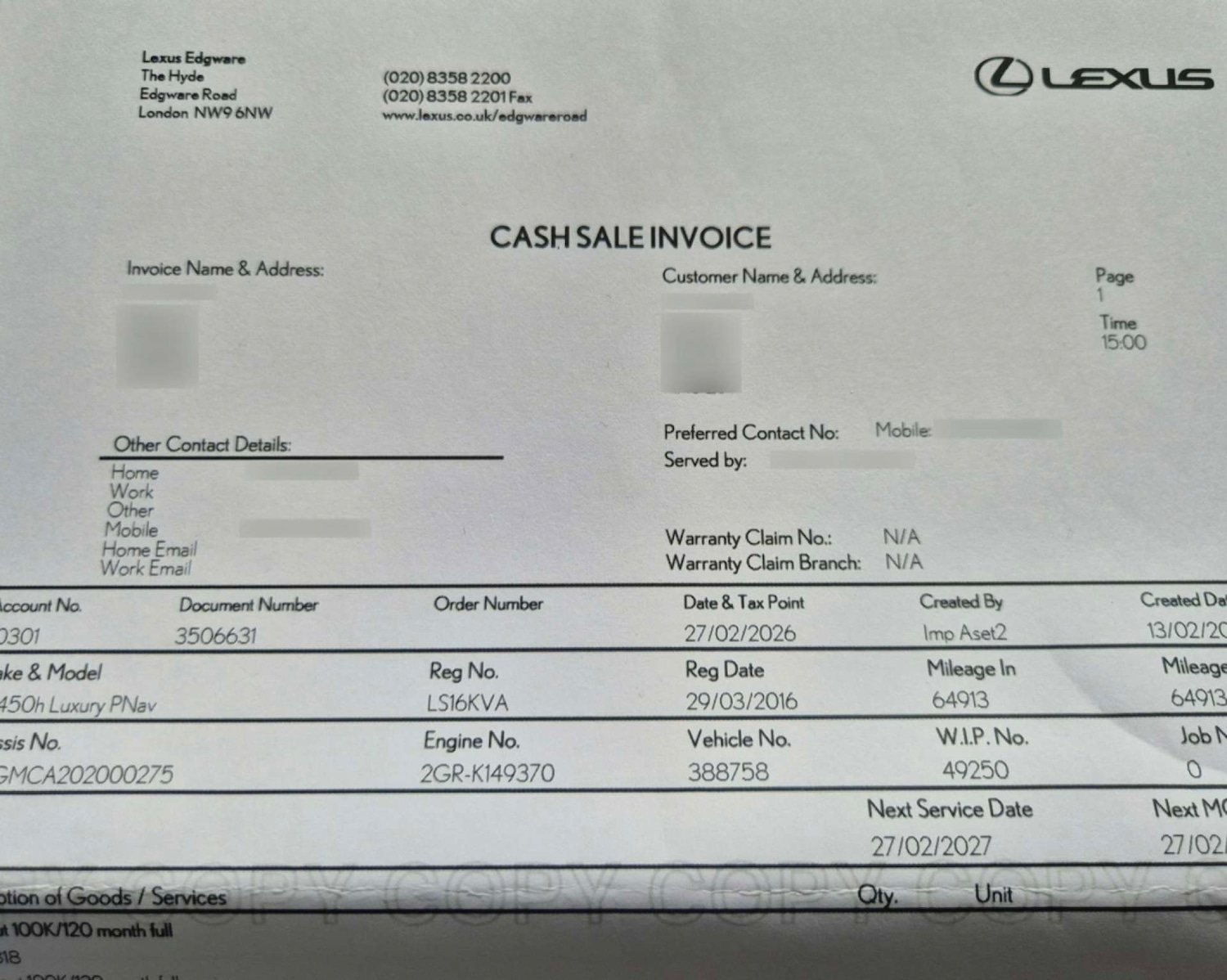 Used Lexus RX 2016 for sale - 78176811: Photo 6