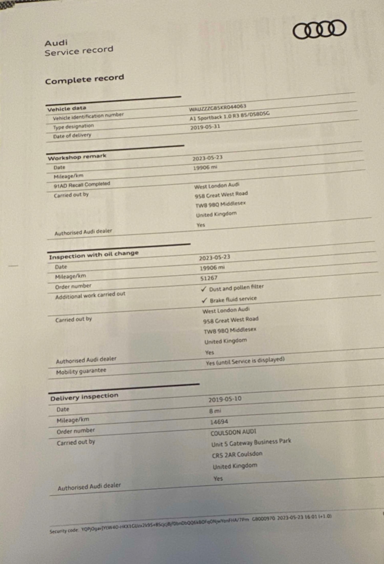 Used Audi A1 2019 for sale - 77452515: Photo 10