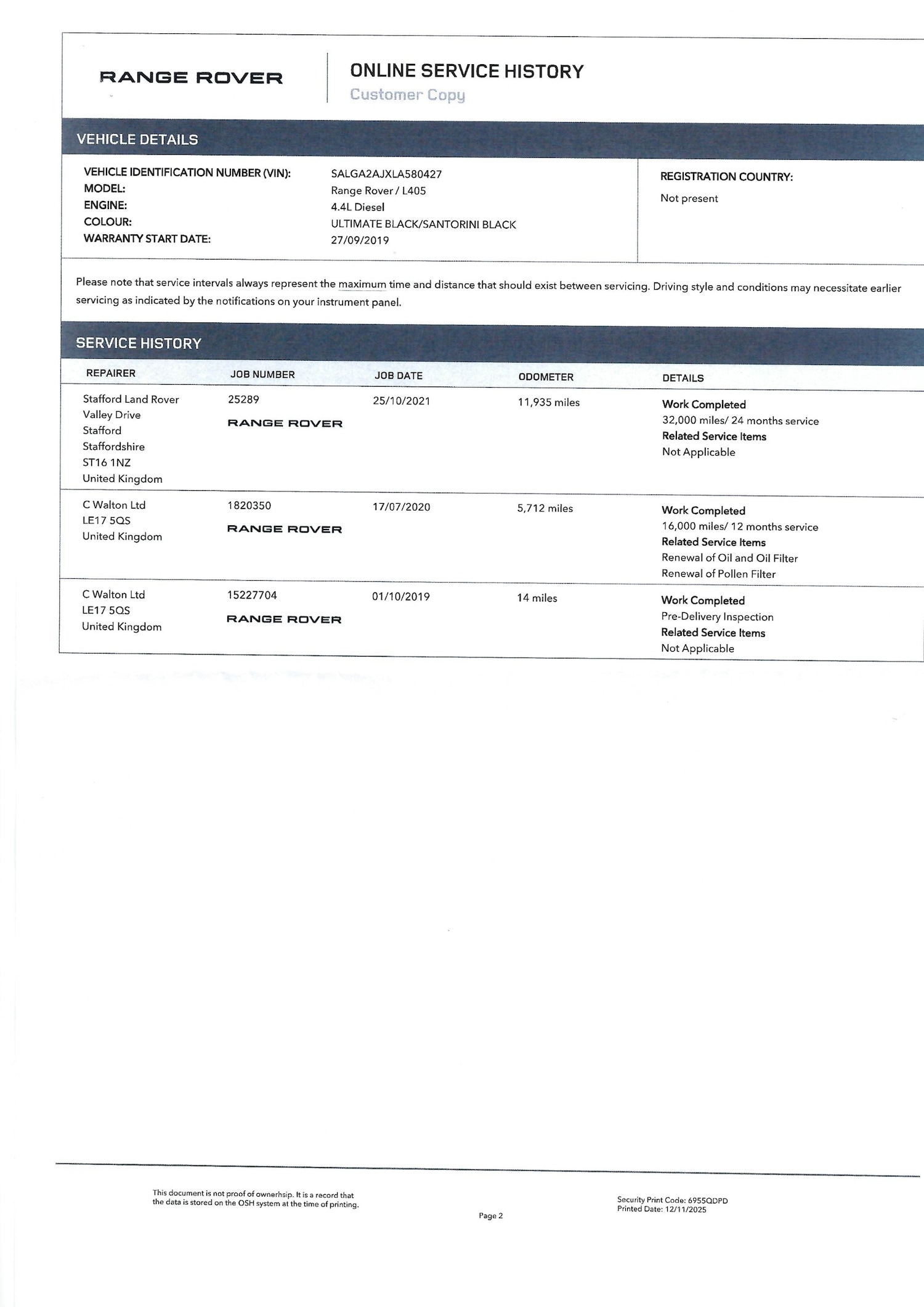 Used Land Rover Range Rover 2019 for sale - 76682540: Photo 3