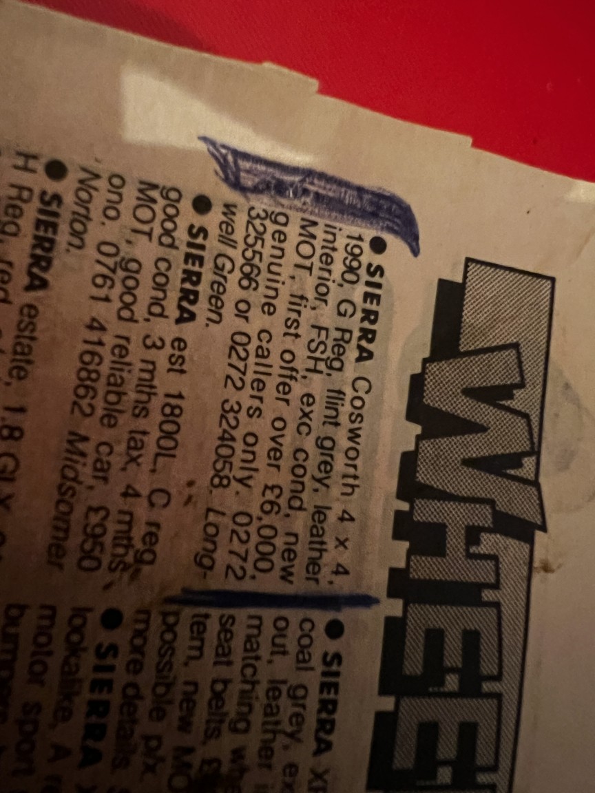 Used Ford Sierra 1990 for sale - 76948733: Photo 28