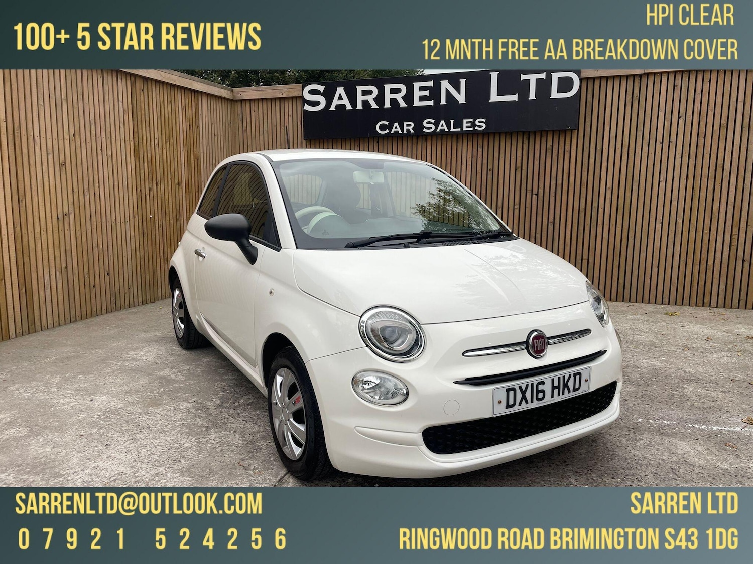 Used Fiat 500 2016 for sale - 76294992: Photo 1