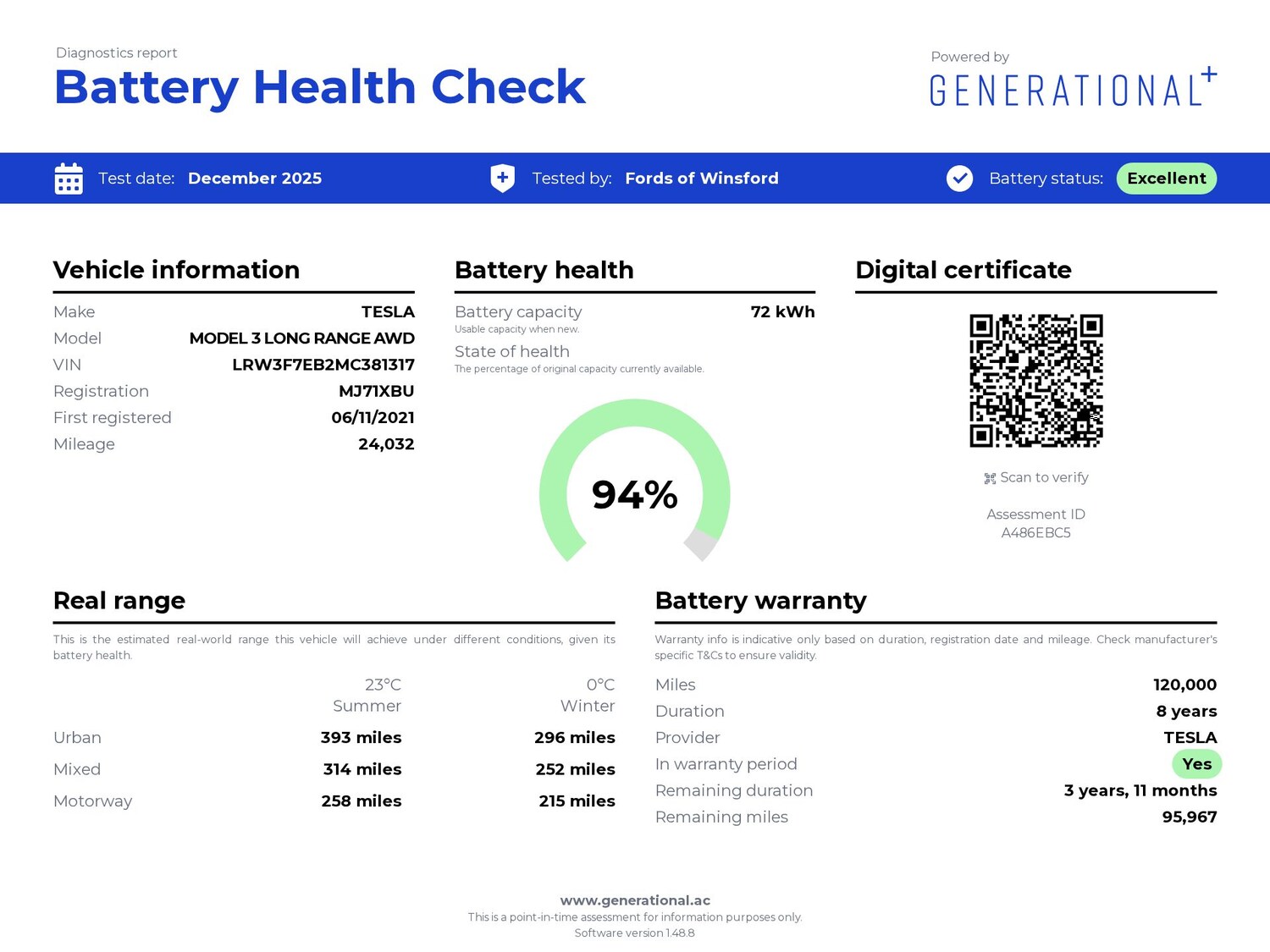 Used Tesla Model 3 2021 for sale - 76629825: Photo 23