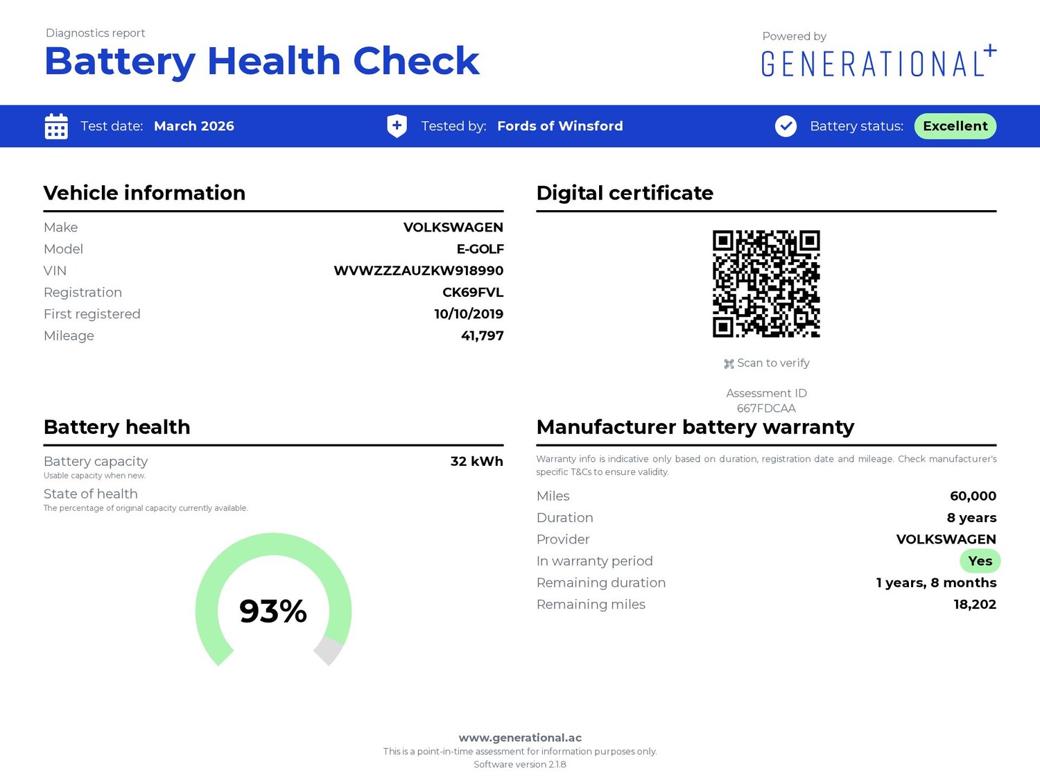 Used Volkswagen Golf 2019 for sale - 77628491: Photo 22