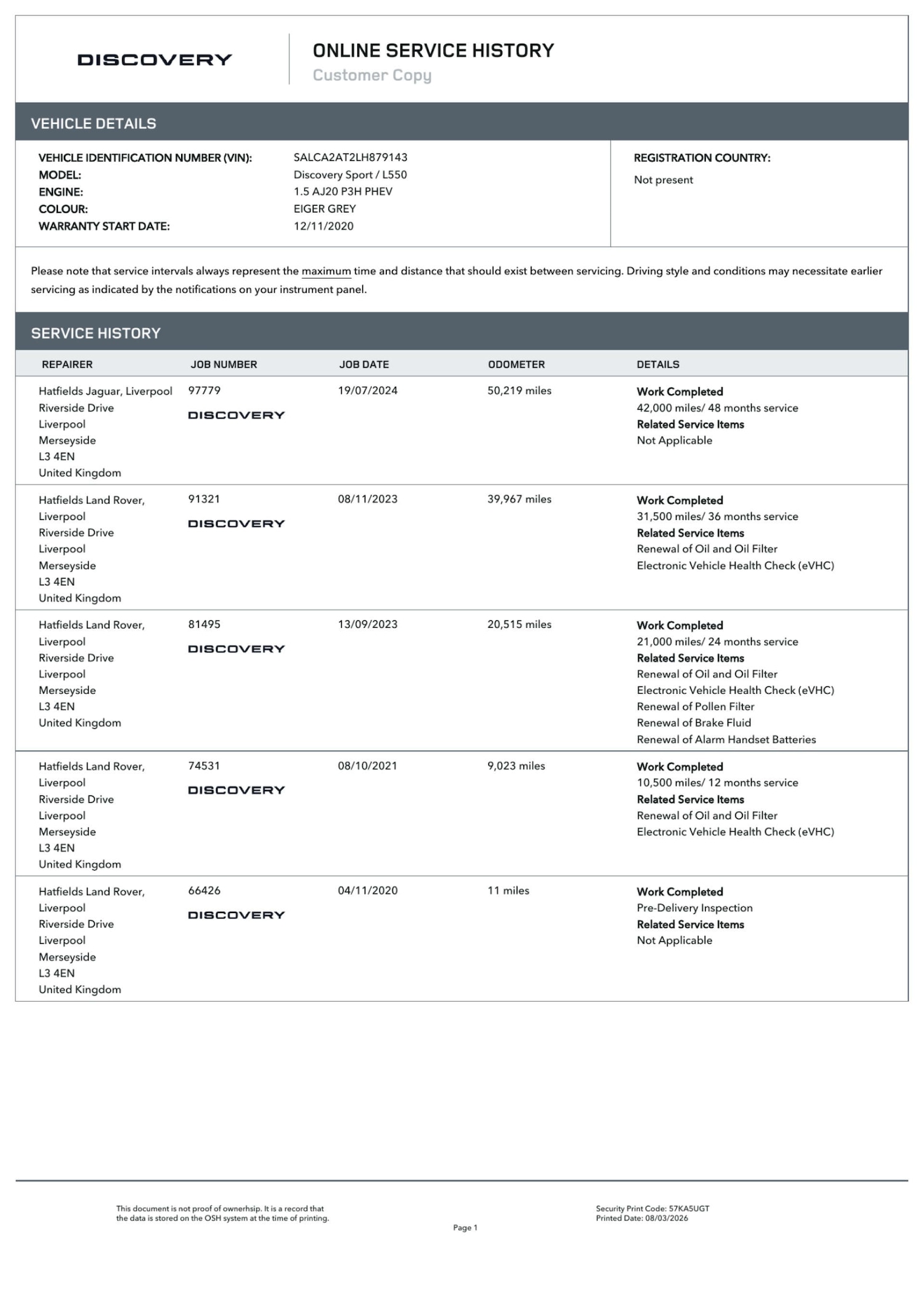 Used Land Rover Discovery Sport 2020 for sale - 77798390: Photo 10