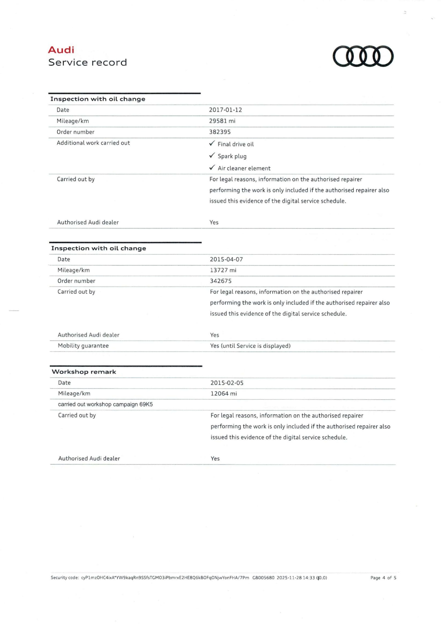 Used Audi RS4 2014 for sale - 77383426: Photo 11