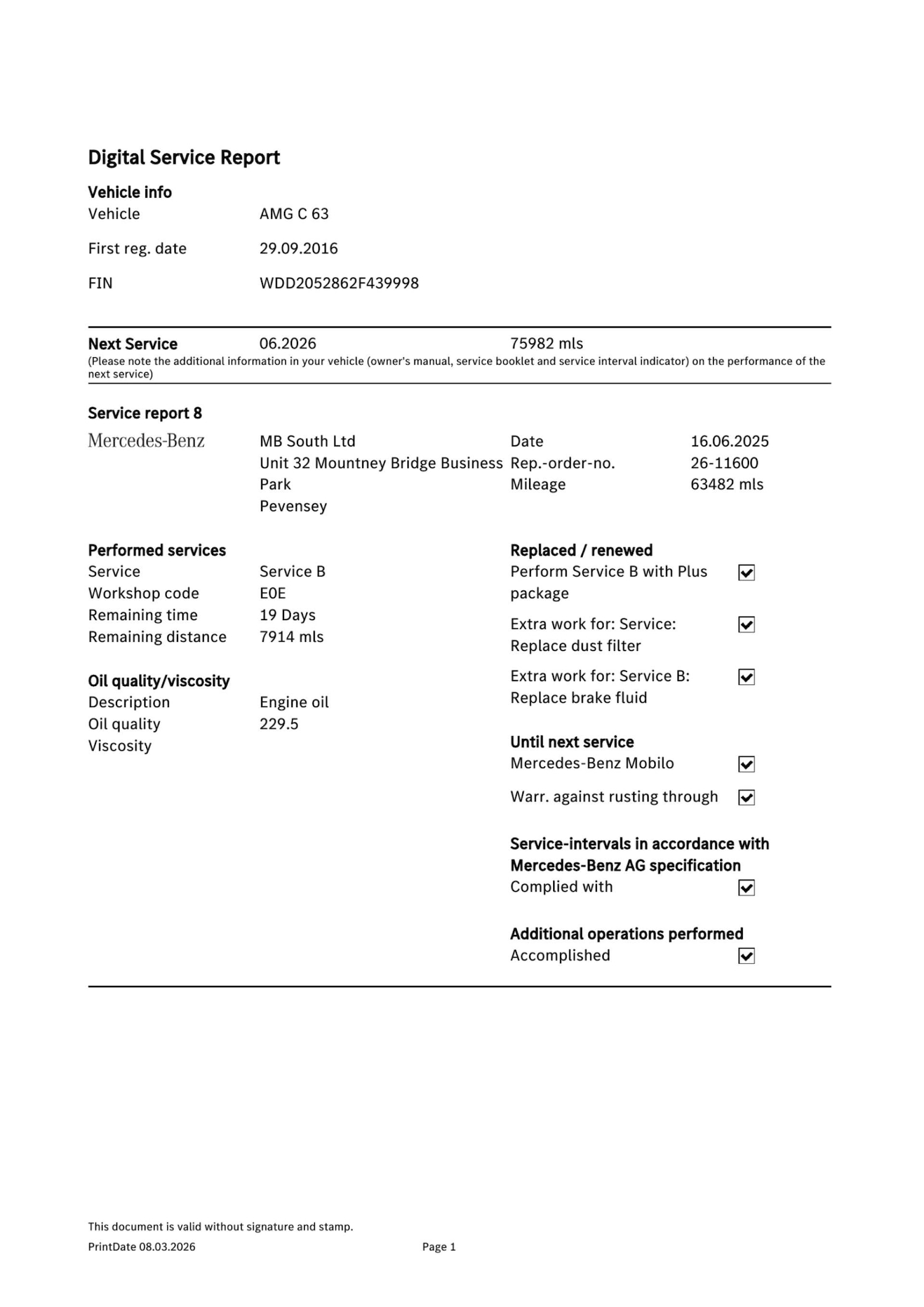 Used Mercedes-Benz C Class 2016 for sale - 77798391: Photo 14