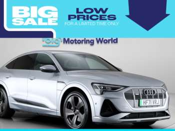 (71) - 55 S line Sportback 5dr Electric Auto quattro 95kWh (11kW Charger) (408 ps)