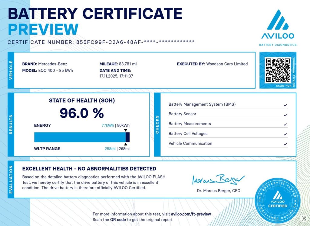 Used Mercedes-Benz EQC 2021 for sale - 76617727: Photo 3