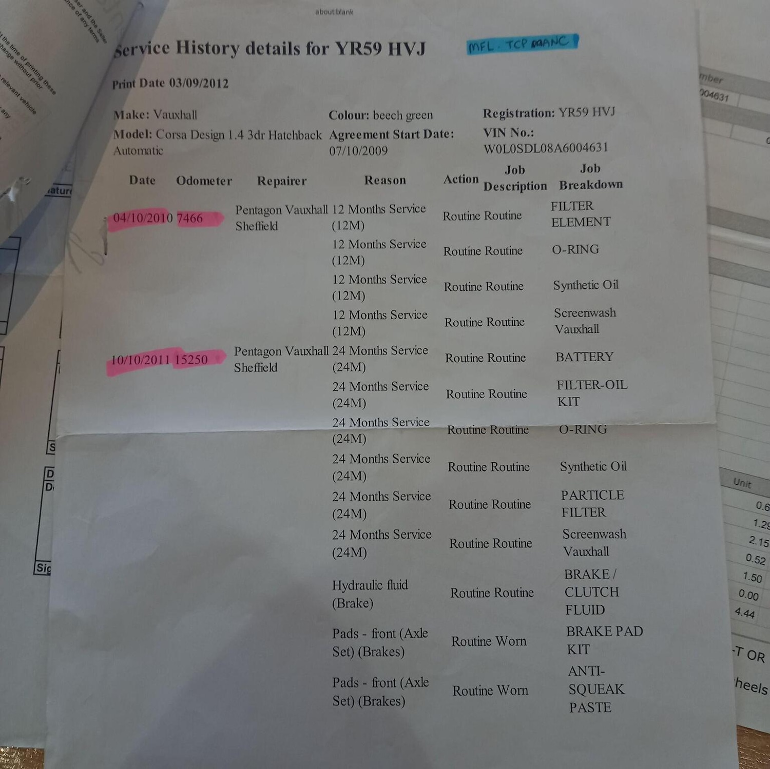 Used Vauxhall Corsa 2009 for sale - 77289052: Photo 16