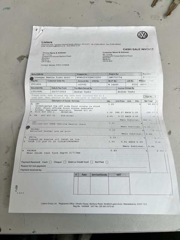 Used Volkswagen Beetle 2001 for sale - 76249924: Photo 2