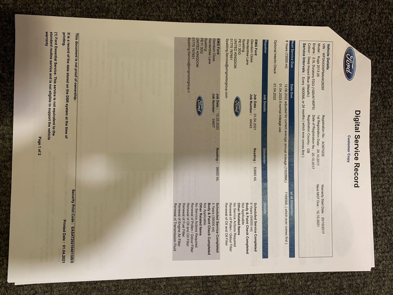 Used Ford Kuga 2017 for sale - 77983643: Photo 30