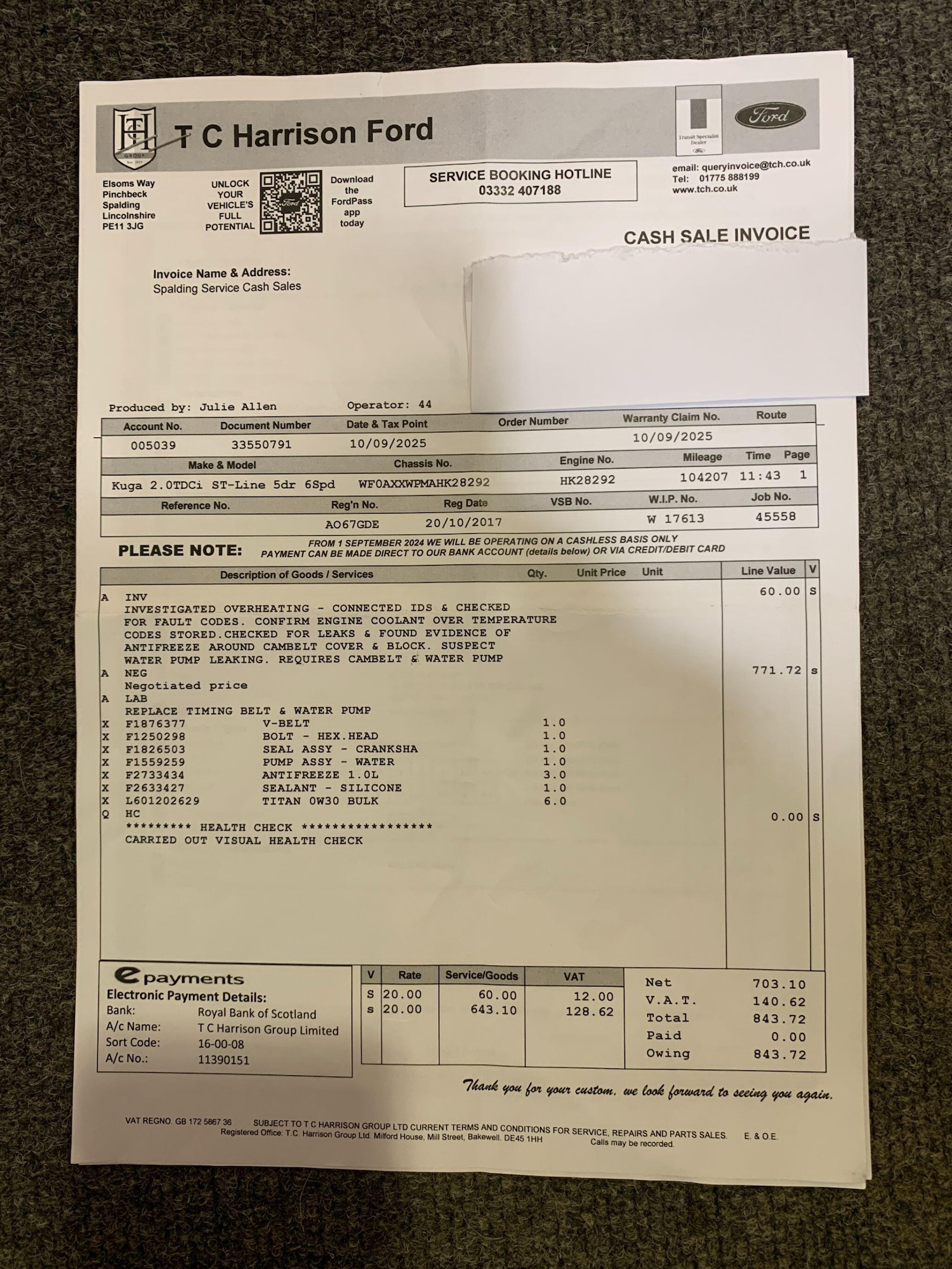 Used Ford Kuga 2017 for sale - 77983643: Photo 31