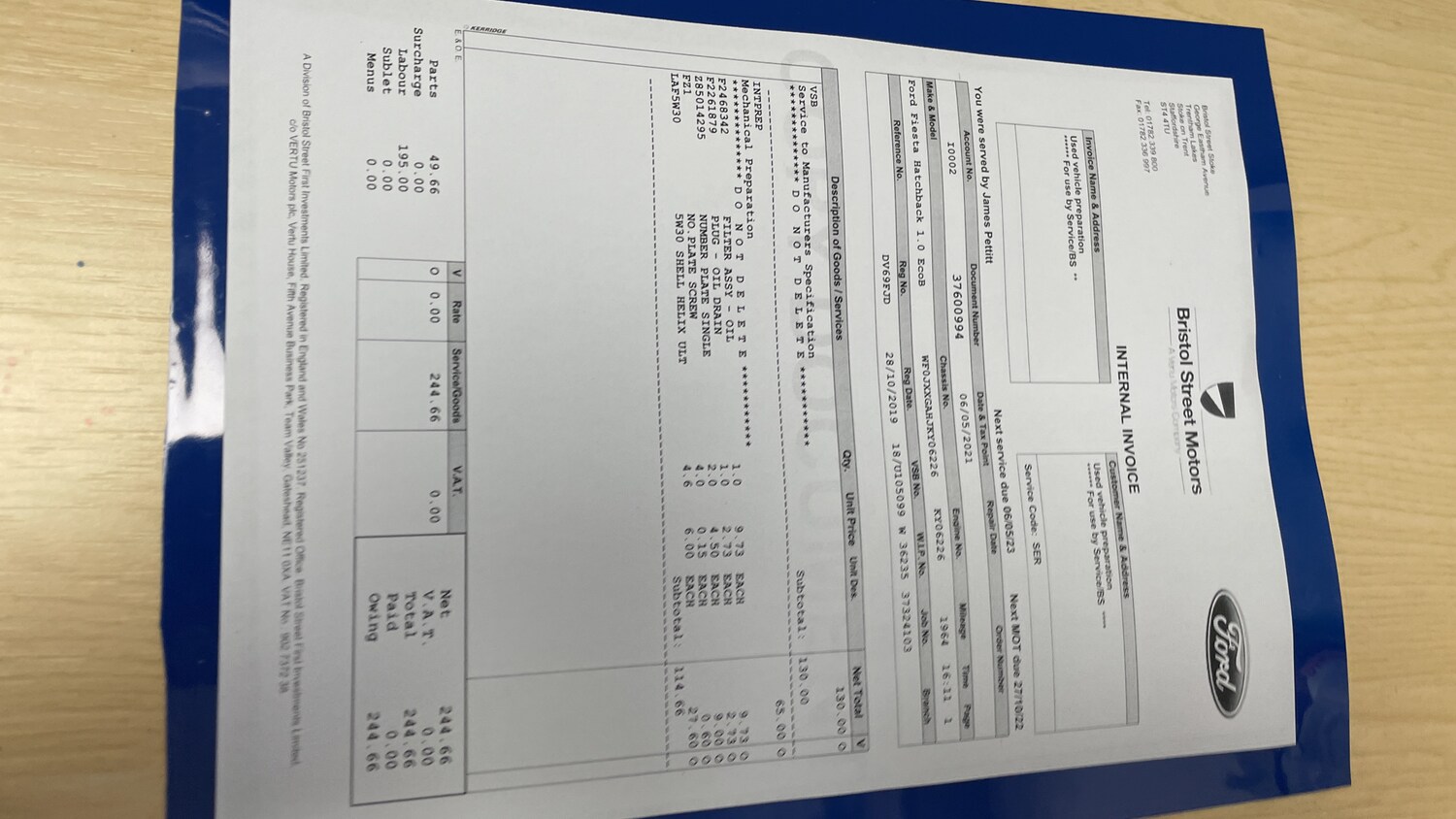 Used Ford Fiesta 2019 for sale - 77353565: Photo 33