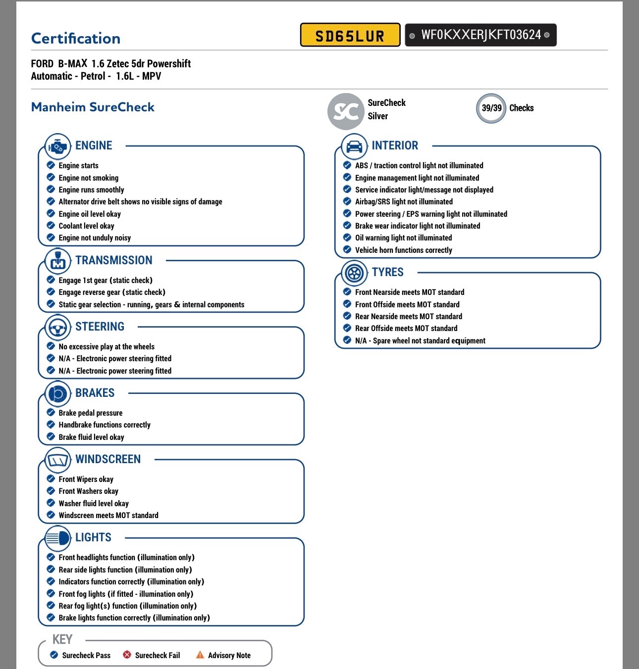 Used Ford B-MAX 2015 for sale - 77903346: Photo 25