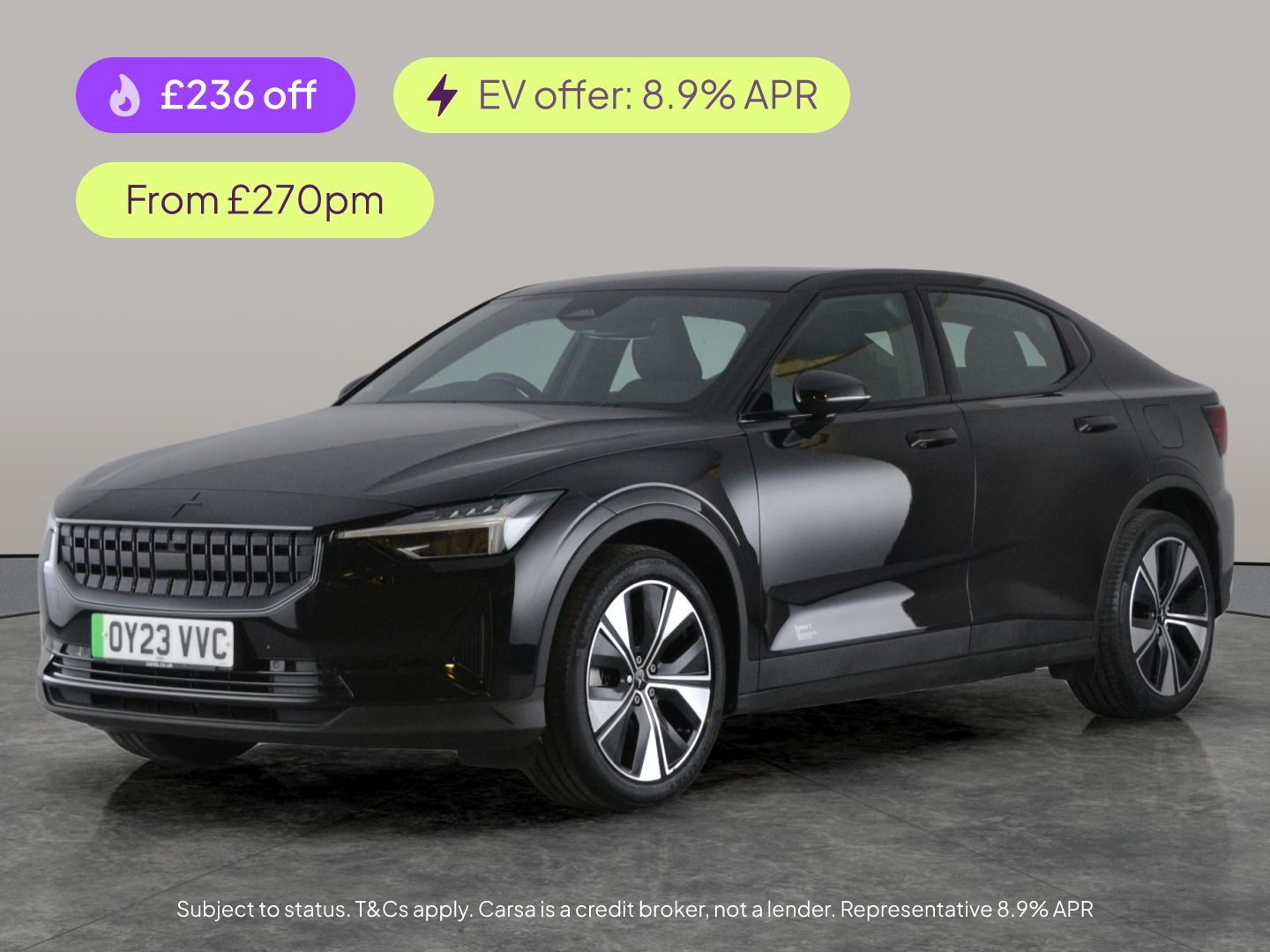 Used Polestar Polestar 2 2023 for sale - 77902127: Photo 1