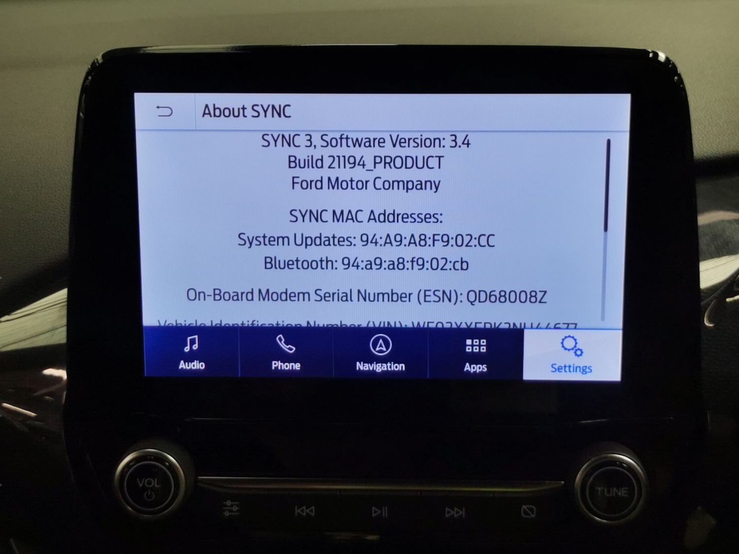 Vehicle 22