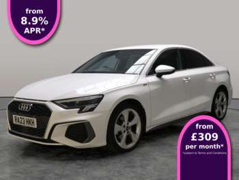 2023 - 1.0 TFSI 30 S line Saloon 4dr Petrol S Tronic Euro 6 (s/s) (110 ps) - BLUET