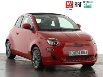 2024 (24) - 500 87kW Red 42kWh 2dr Auto Convertible