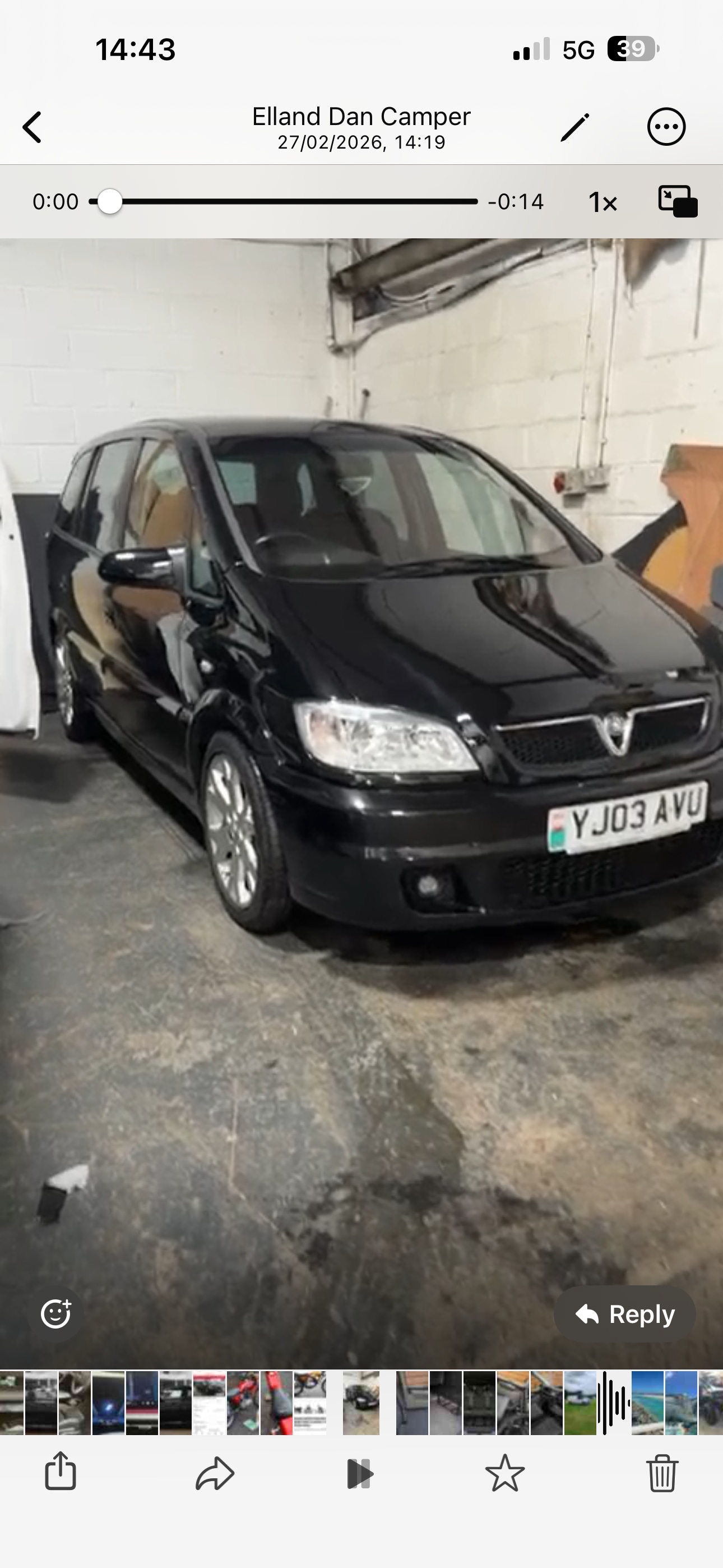 Used Vauxhall Zafira 2003 for sale - 78122826: Photo 1