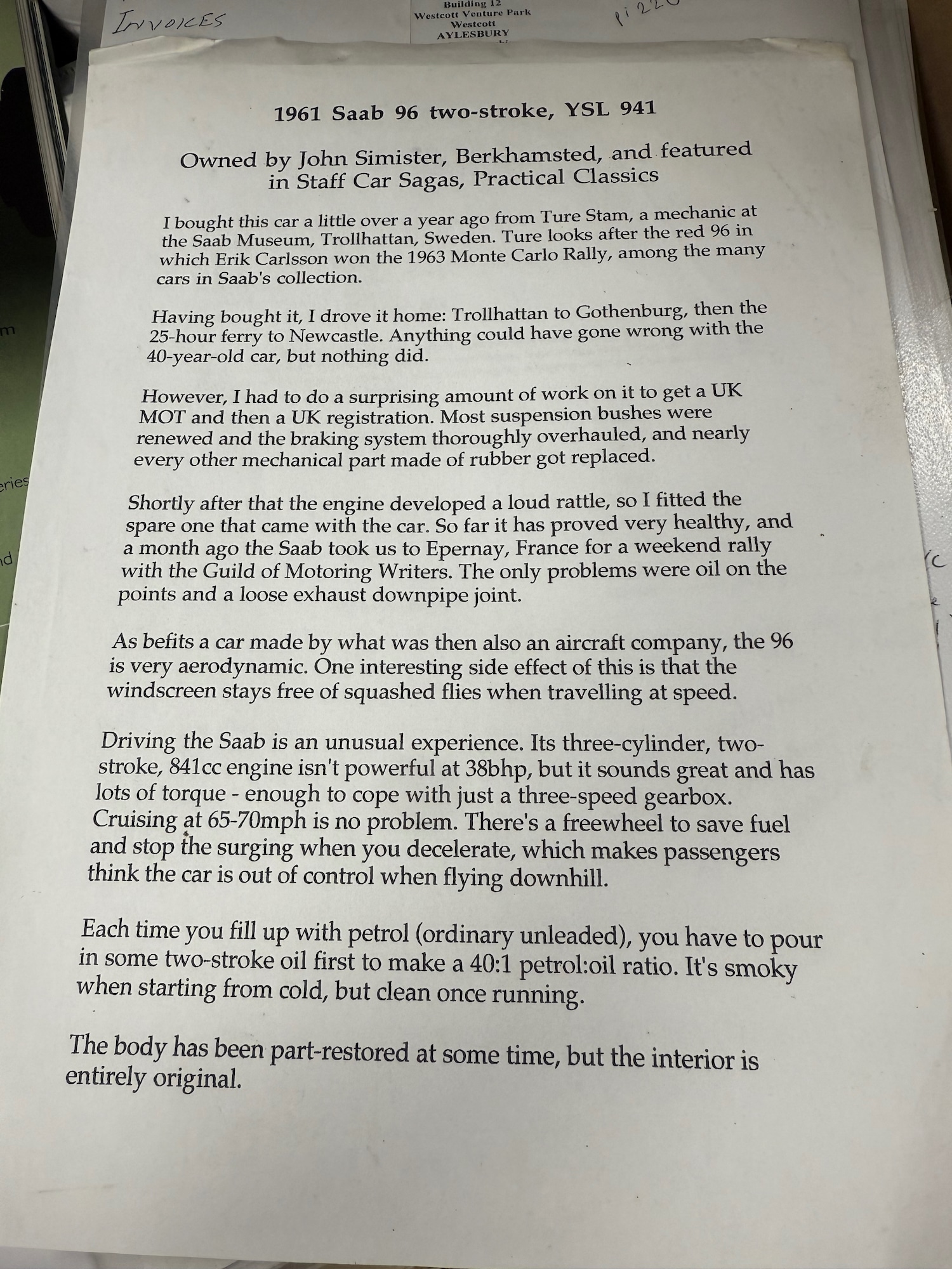 Used Saab 96 1931 for sale - 76345111: Photo 41