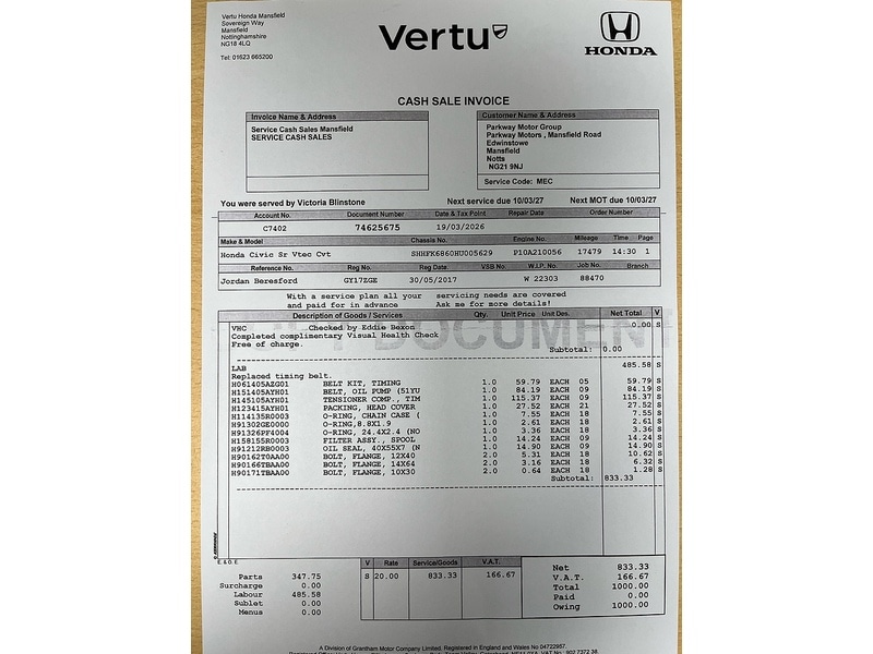 Used Honda Civic 2017 for sale - 78069560: Photo 12