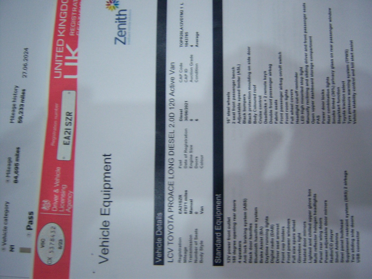 Used Toyota ProAce 2021 for sale - 76517854: Photo 10