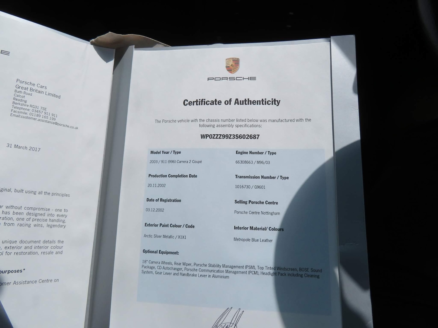 Used Porsche 911 2002 for sale - 77216060: Photo 14