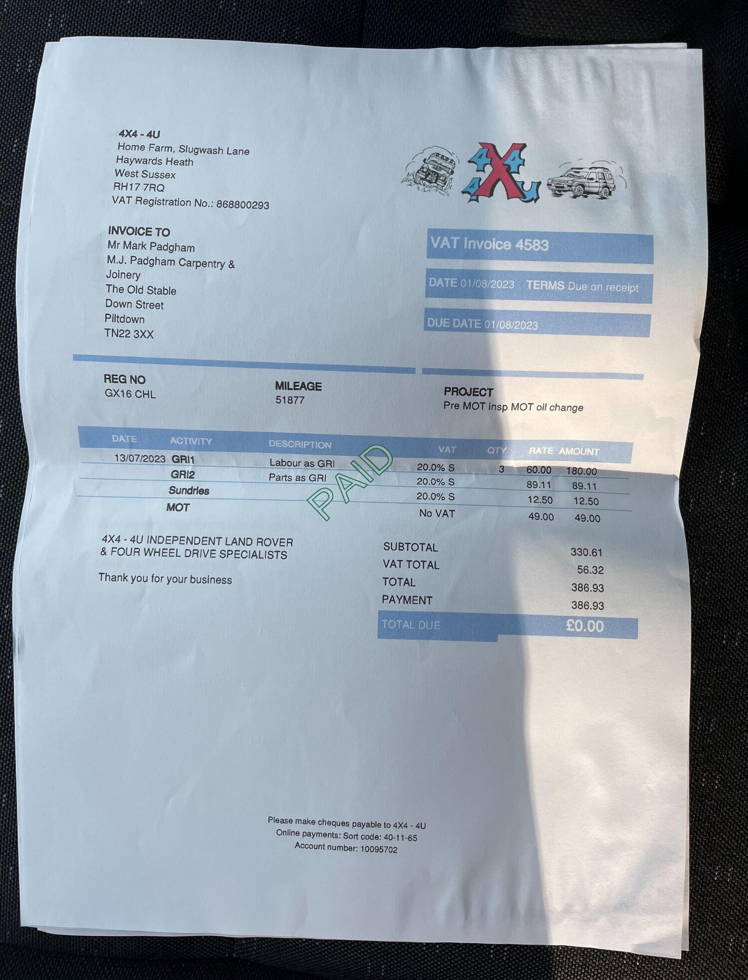 Used Vauxhall Movano 2016 for sale - 76633834: Photo 39