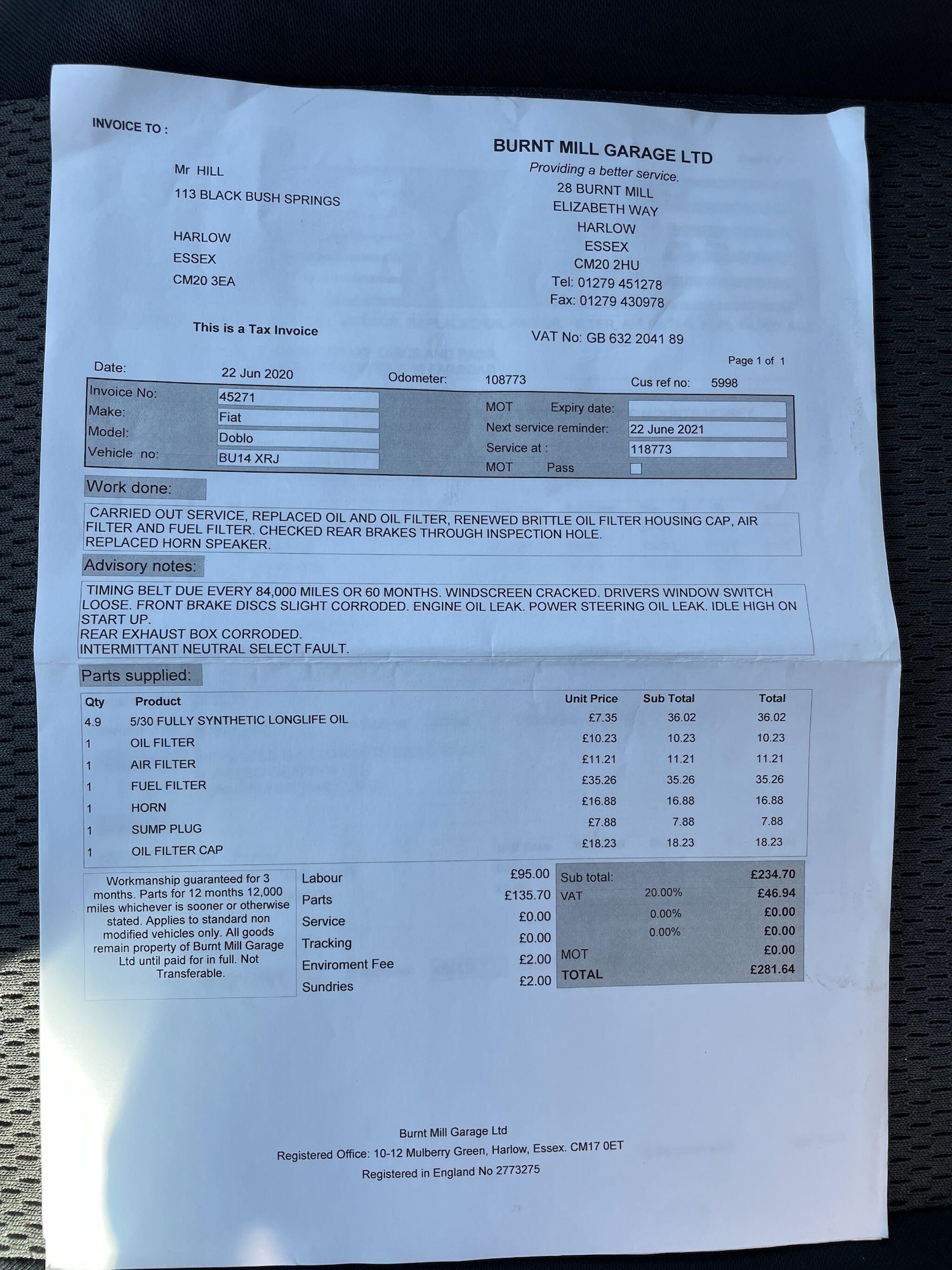 Used Fiat Doblo 2014 for sale - 76688759: Photo 39