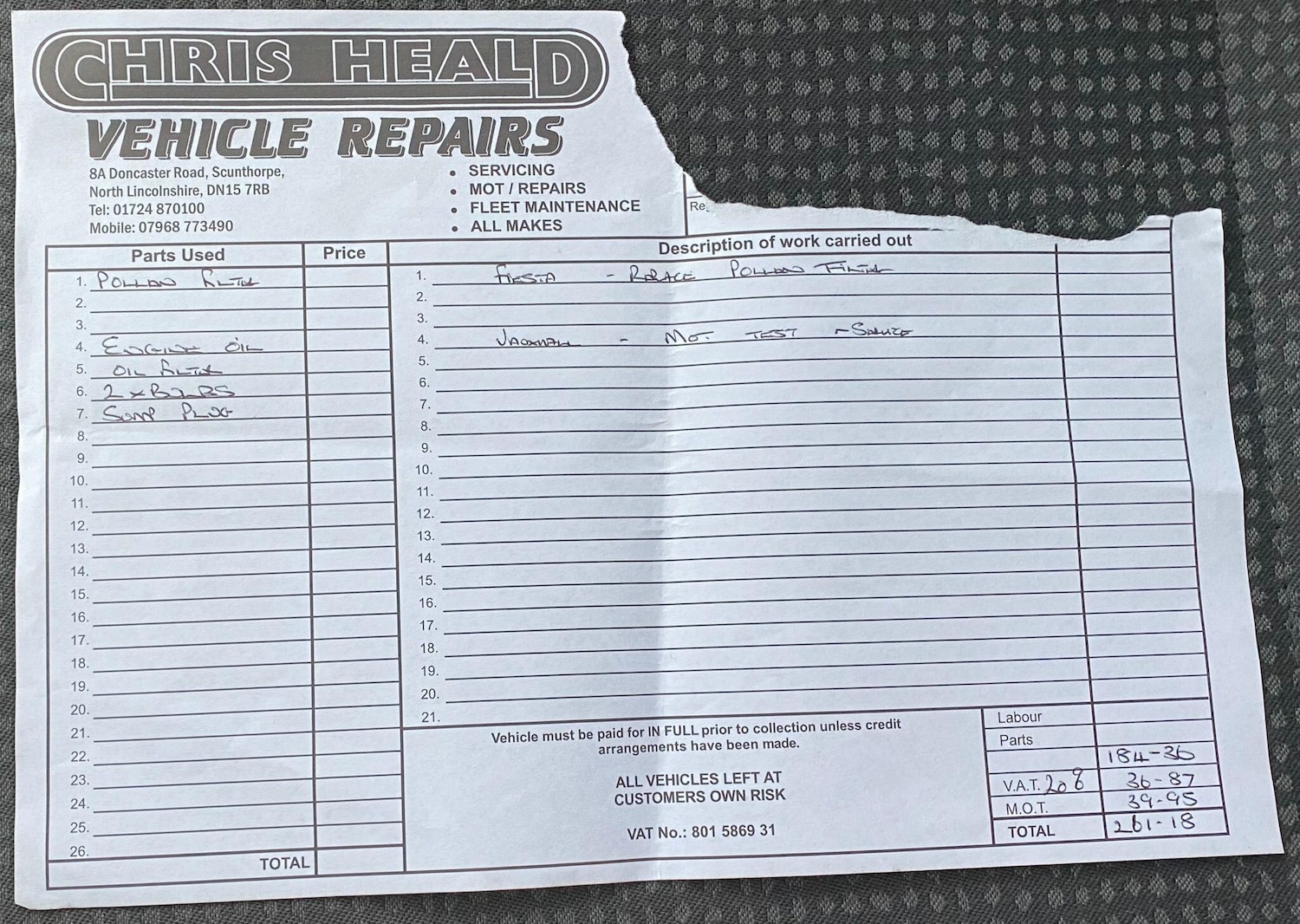 Used Vauxhall Combo 2009 for sale - 76550999: Photo 45