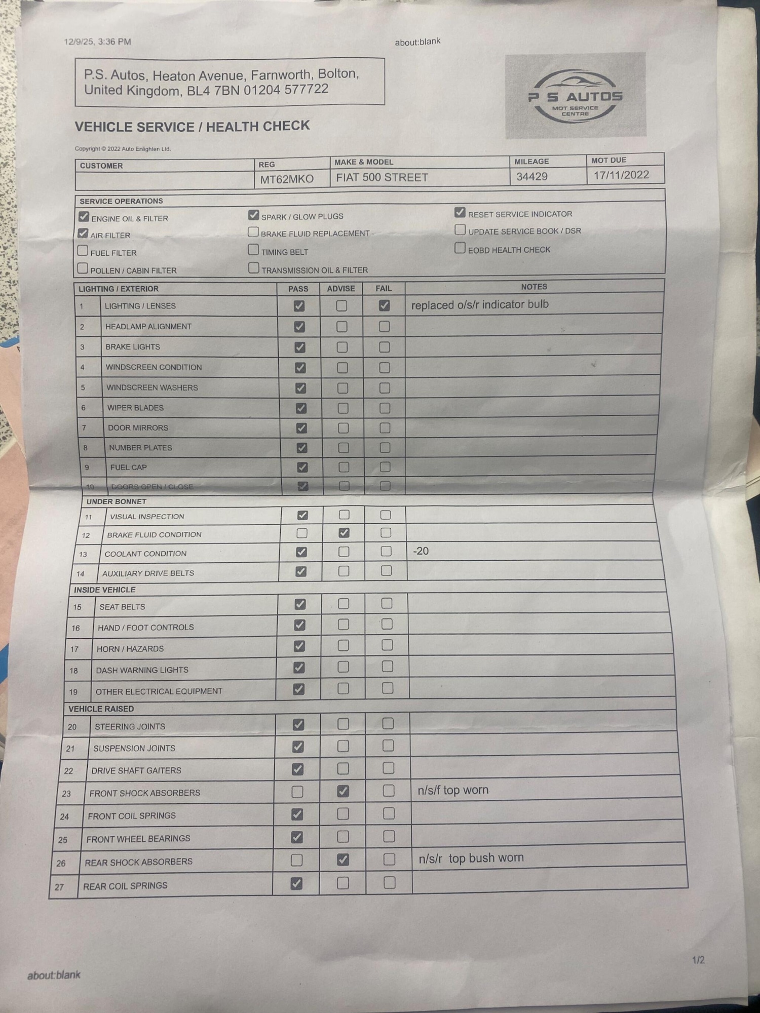 Used Fiat 500 for sale - 77537358: Photo 38