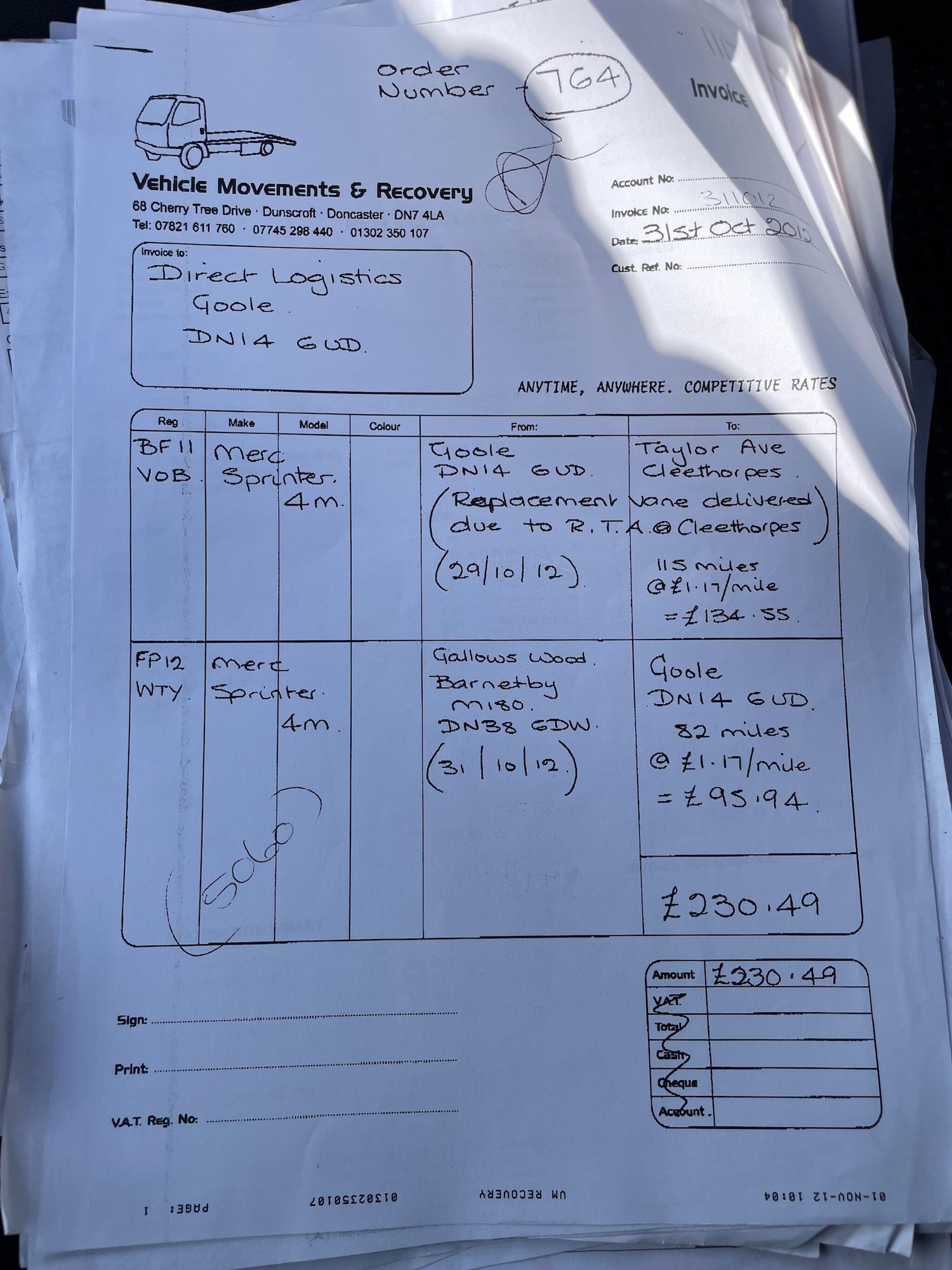 Used Mercedes-Benz Sprinter 2012 for sale - 77926174: Photo 38