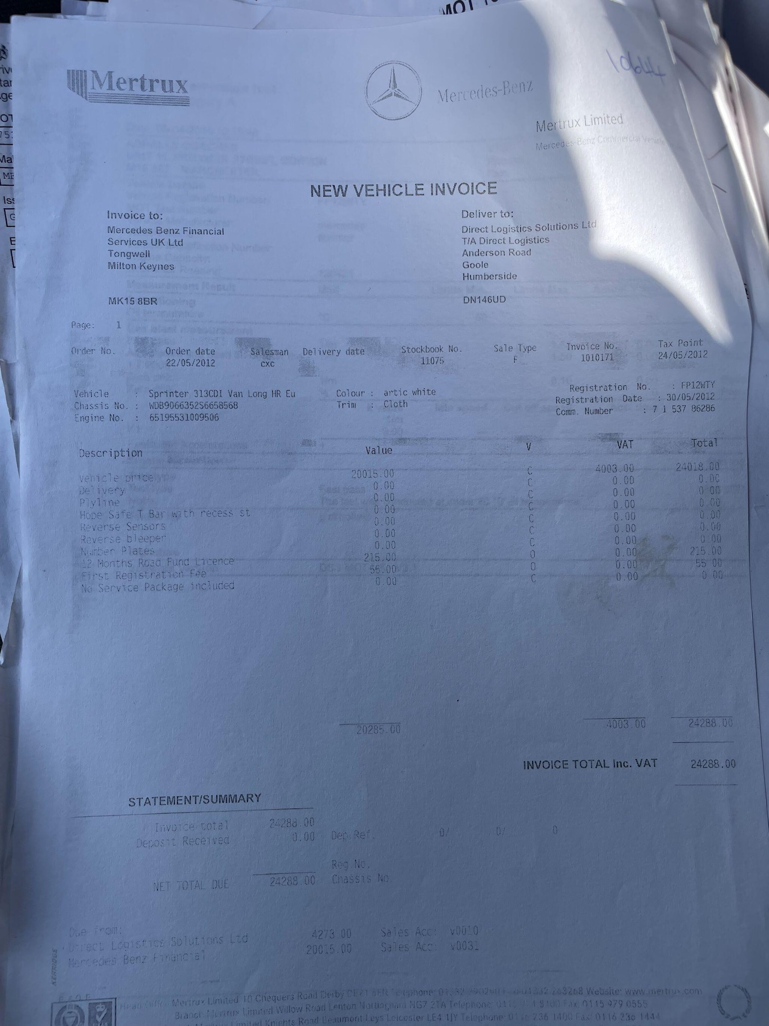 Used Mercedes-Benz Sprinter 2012 for sale - 77926174: Photo 39