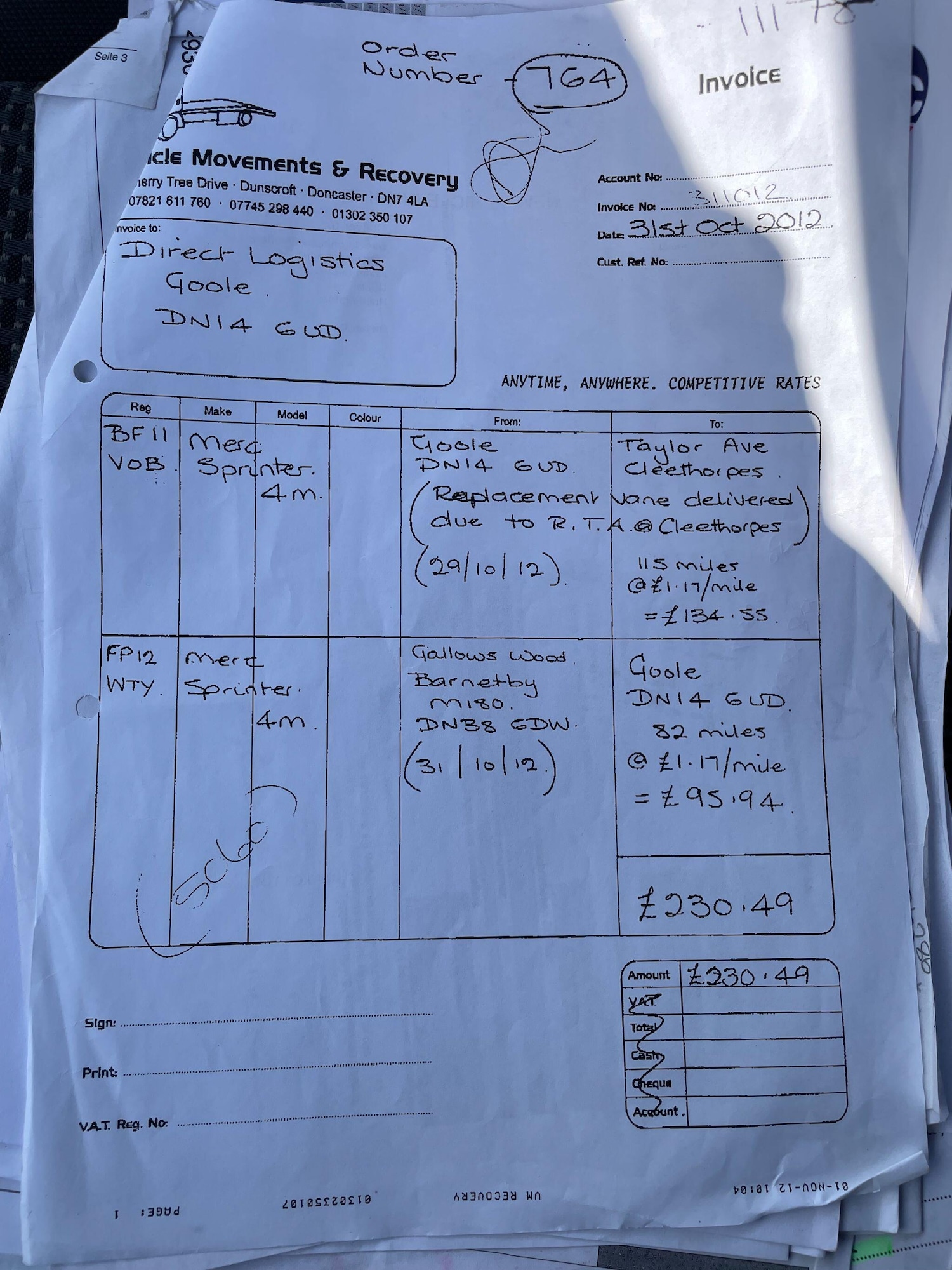 Used Mercedes-Benz Sprinter 2012 for sale - 77926174: Photo 42