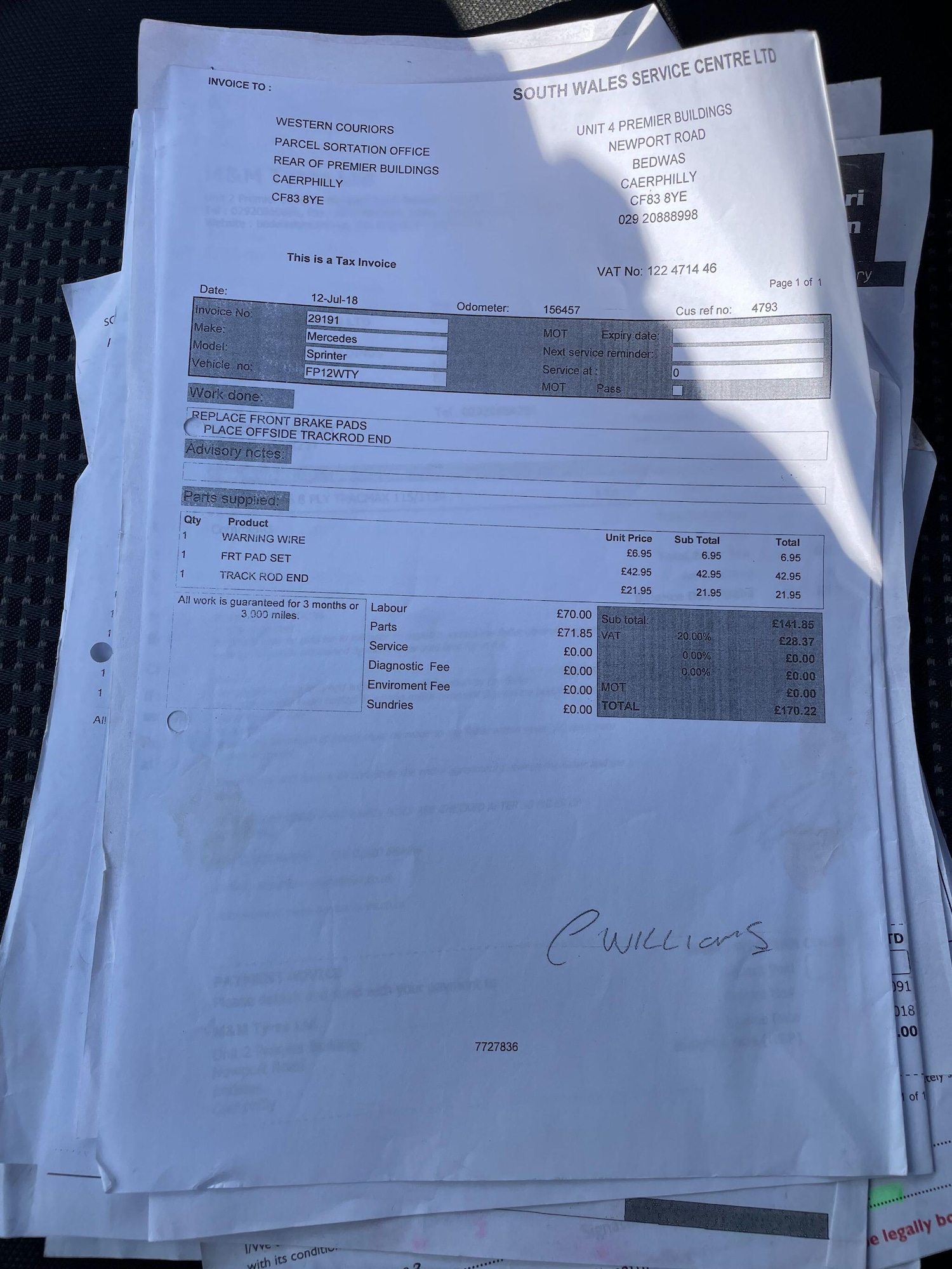 Used Mercedes-Benz Sprinter 2012 for sale - 77926174: Photo 44