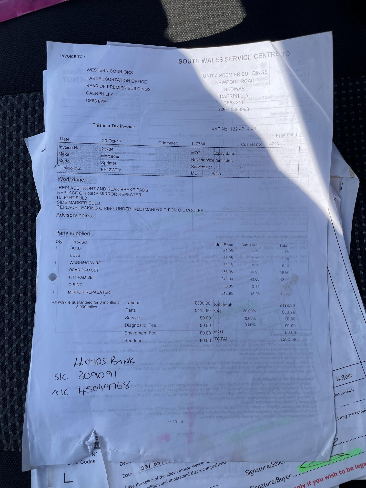 Used Mercedes-Benz Sprinter 2012 for sale - 77926174: Photo 47