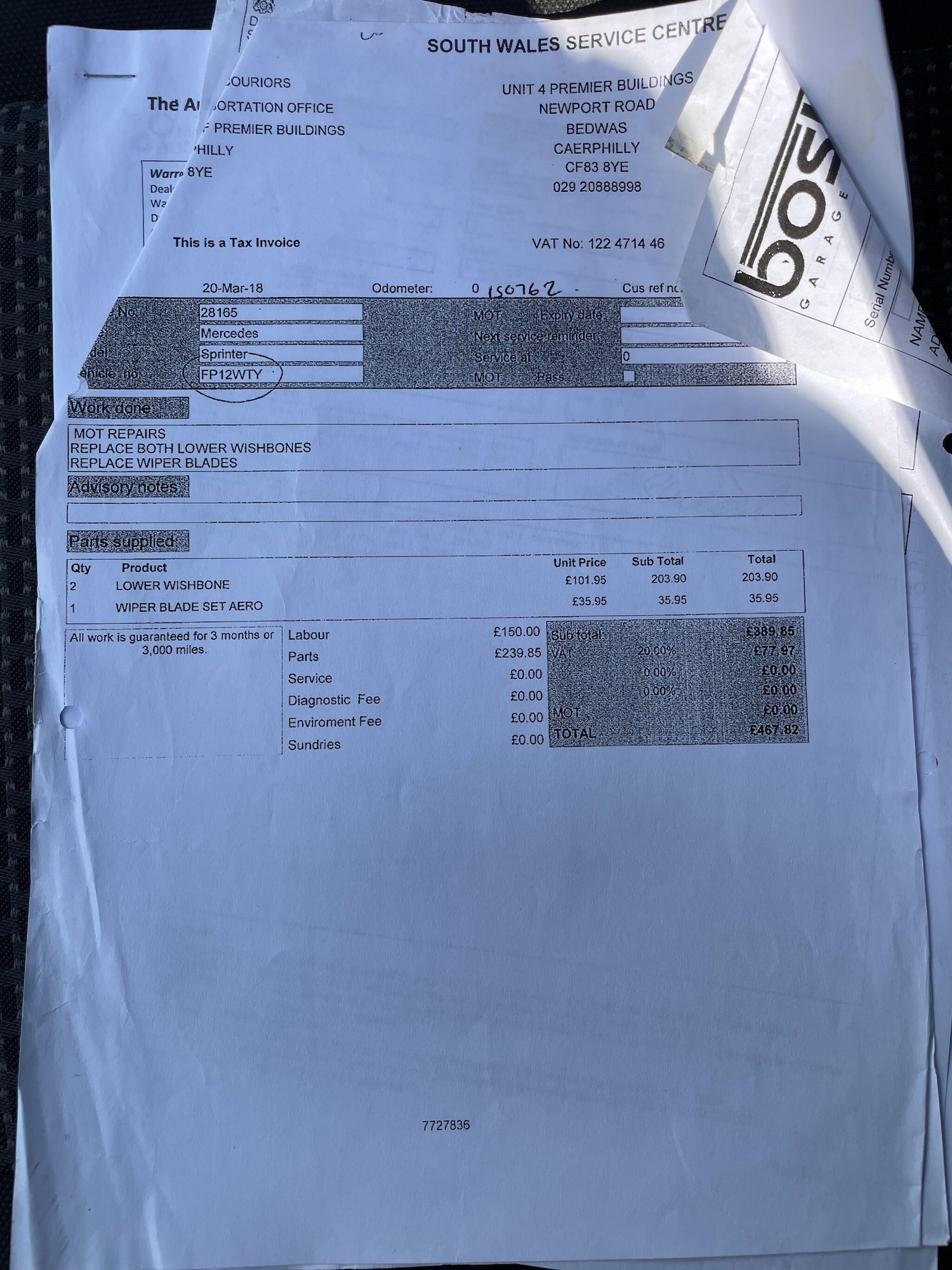 Used Mercedes-Benz Sprinter 2012 for sale - 77926174: Photo 48