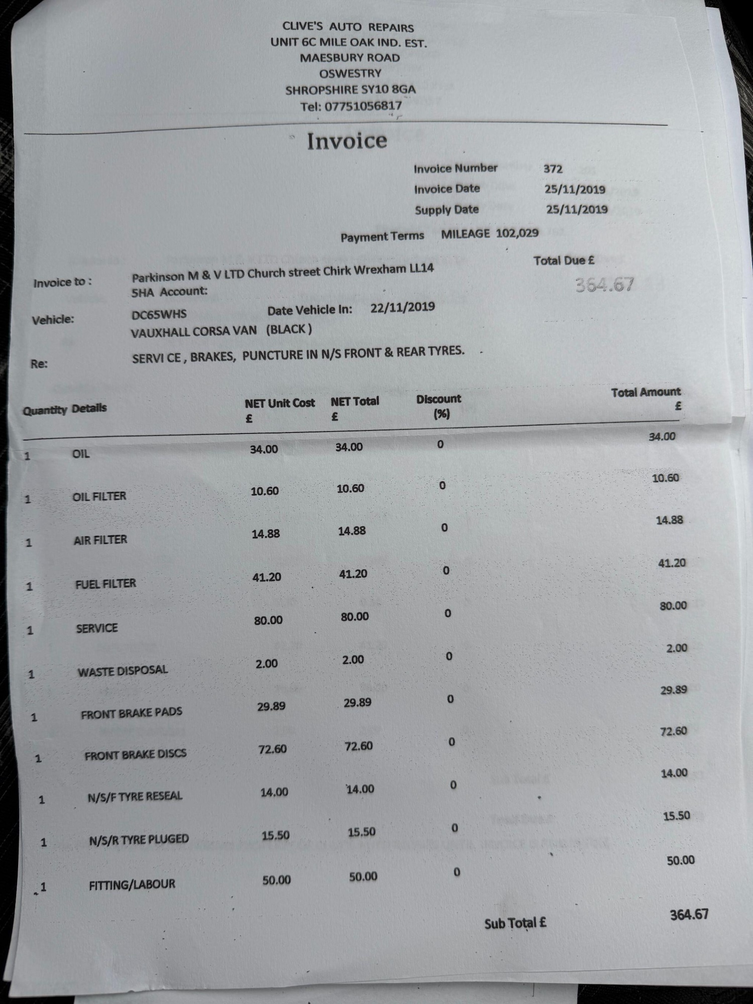 Used Vauxhall Corsa Van for sale - 77174720: Photo 43