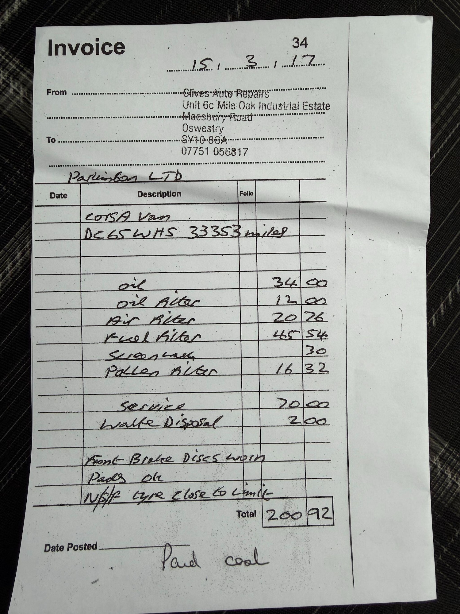 Used Vauxhall Corsa Van for sale - 77174720: Photo 47