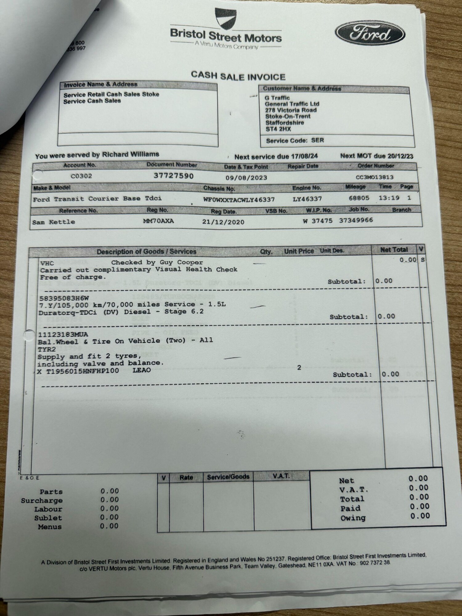 Used Ford Transit Courier for sale - 78115070: Photo 45