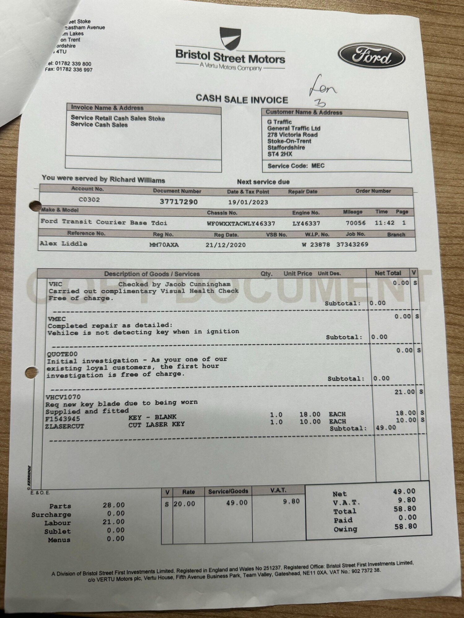 Used Ford Transit Courier for sale - 78115070: Photo 53