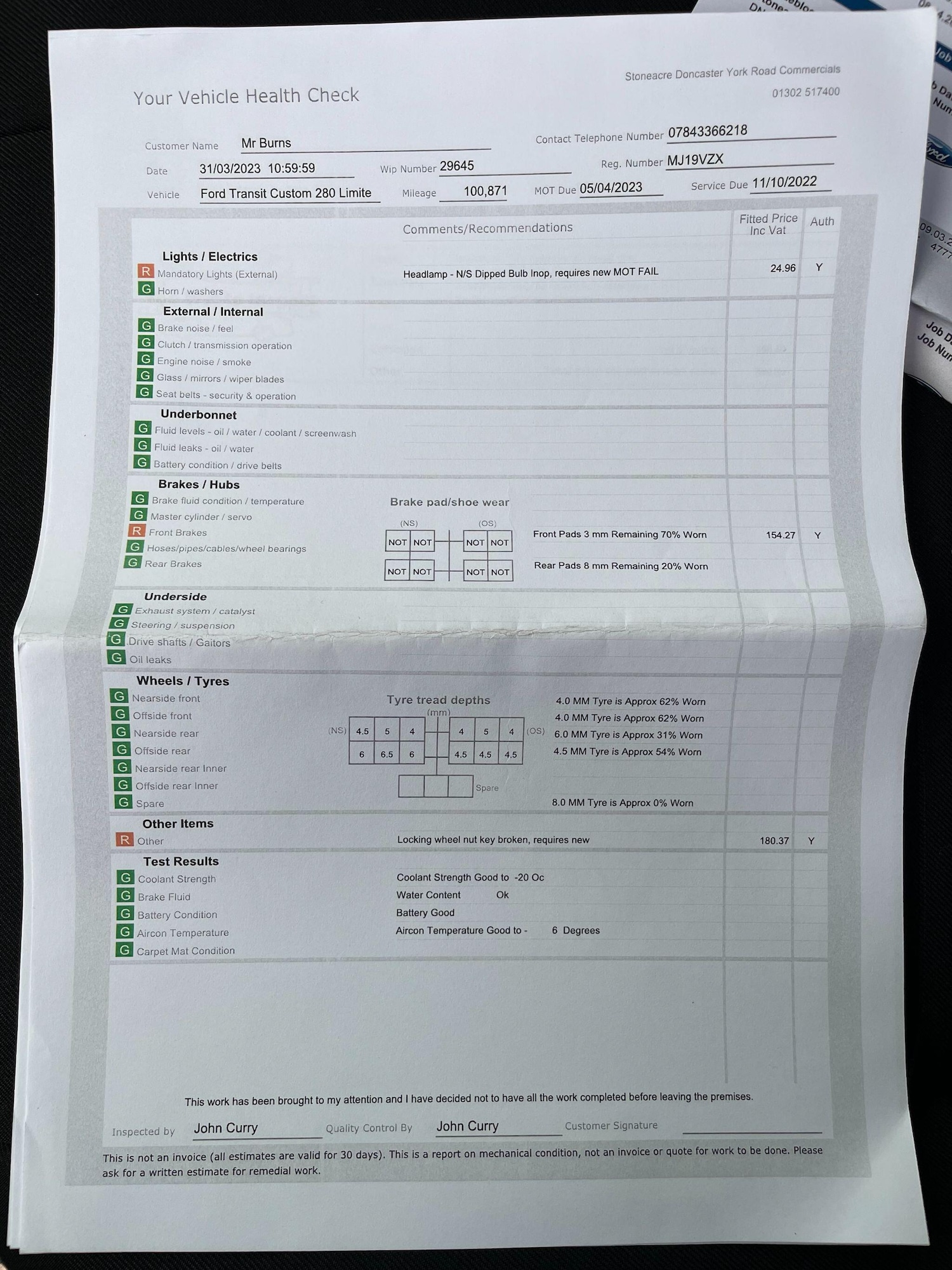 Used Ford Transit Custom 2019 for sale - 77306129: Photo 47