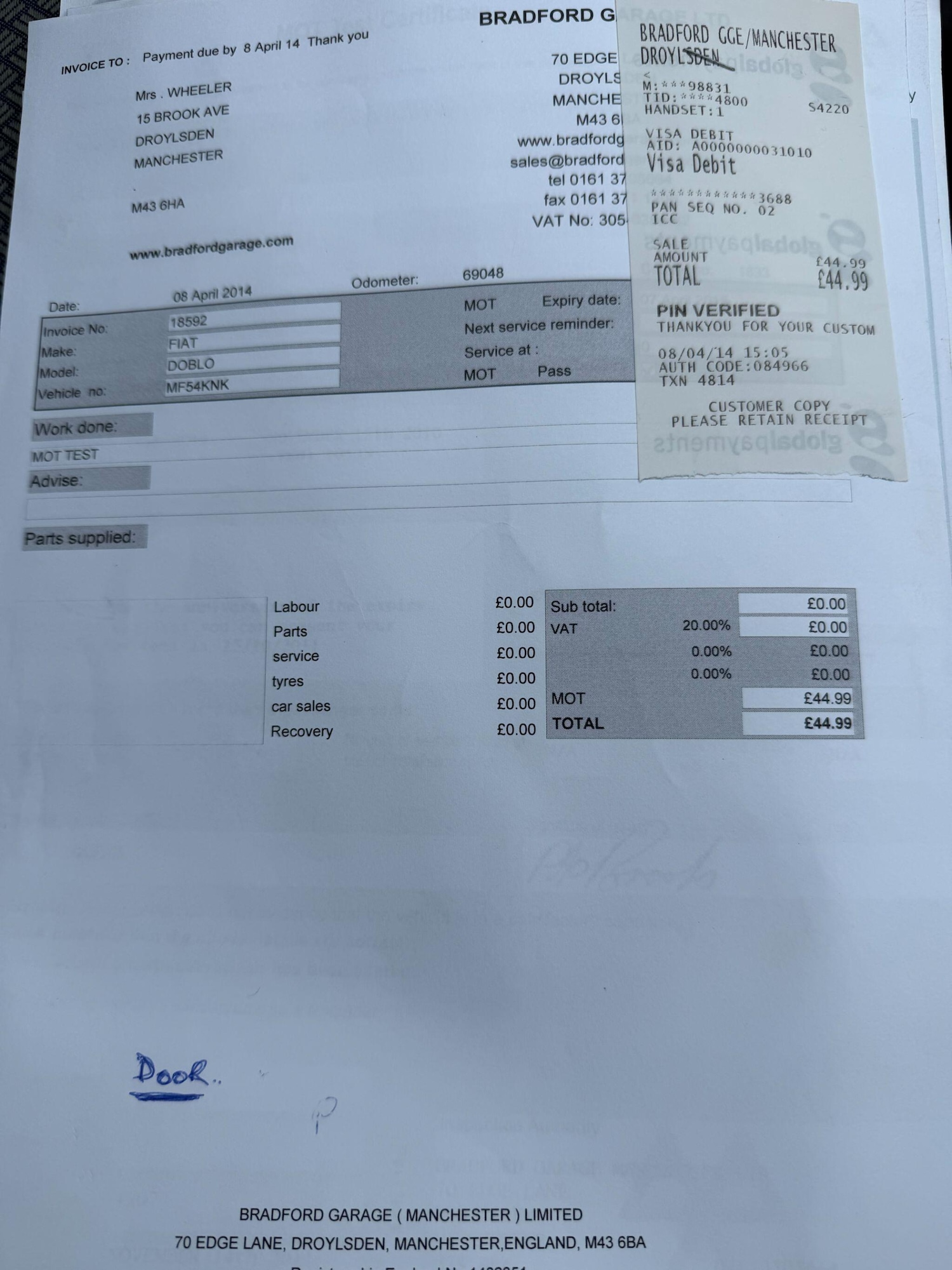 Used Fiat Doblo 2004 for sale - 78204243: Photo 20