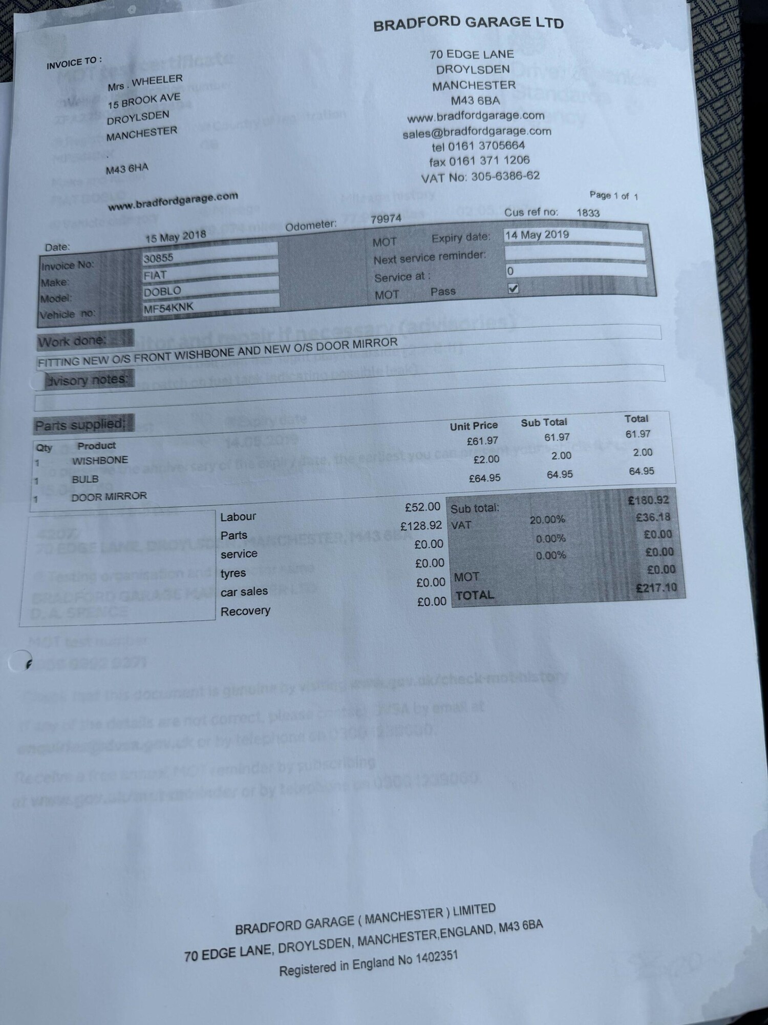 Used Fiat Doblo 2004 for sale - 78204243: Photo 22