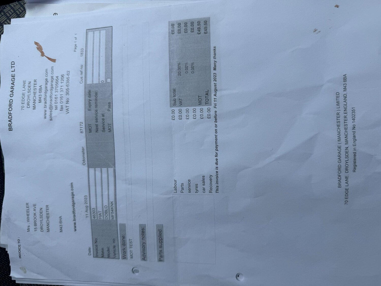 Used Fiat Doblo 2004 for sale - 78204243: Photo 23